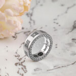 中式复古风格不锈钢旅游纪念品饰品道家八卦真言环九字真言环 - Image 4